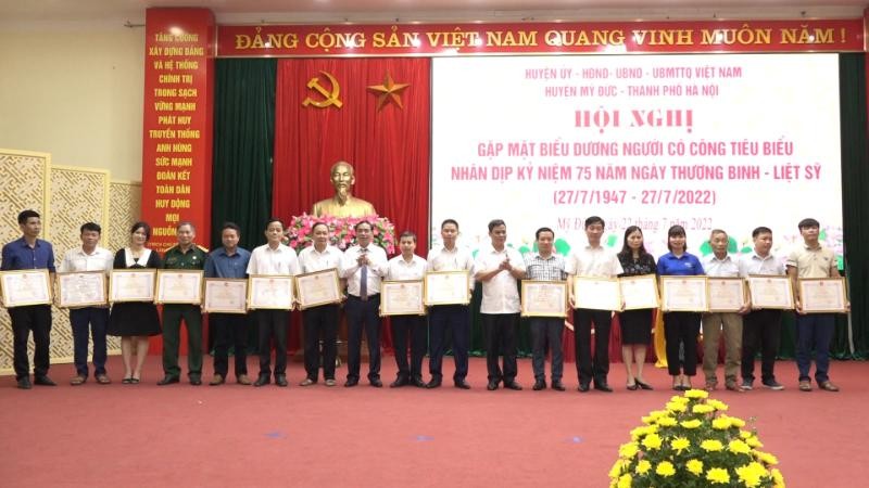 Huyện Mỹ Đức tổ chức nhiều hoạt động chào mừng ngày Thương binh - Liệt sĩ