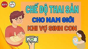 Vợ sinh con, chồng có được hưởng chế độ thai sản?