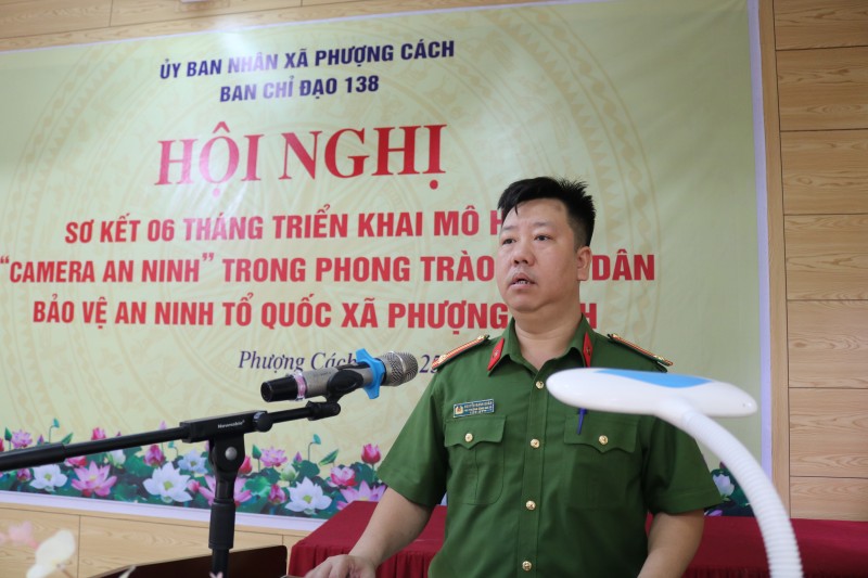 Sơ kết 6 tháng triển khai thực hiện mô hình “Camera an ninh” trong phong trào toàn dân bảo vệ an ninh Tổ quốc