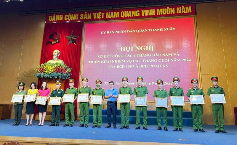 Quận Thanh Xuân tăng cường đảm bảo an ninh trật tự