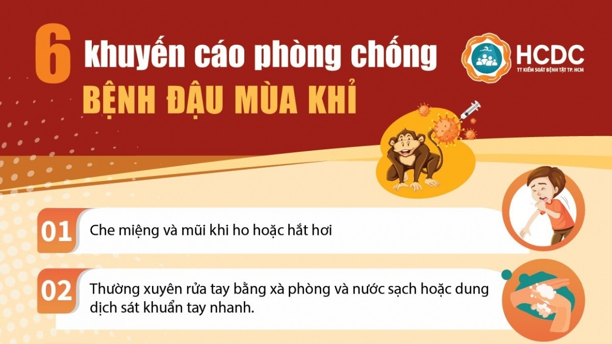 6 biện pháp phòng bệnh đậu mùa khỉ