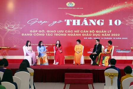 Gặp gỡ các nữ cán bộ quản lý đang công tác trong ngành Giáo dục năm 2022