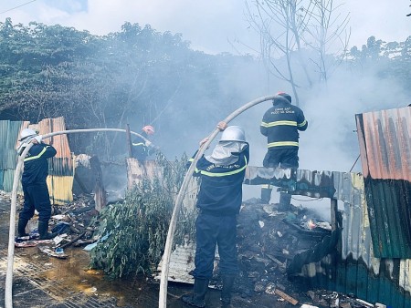 Tăng cường kiểm soát, đảm bảo an toàn phòng cháy chữa cháy trong quá trình đốt rác