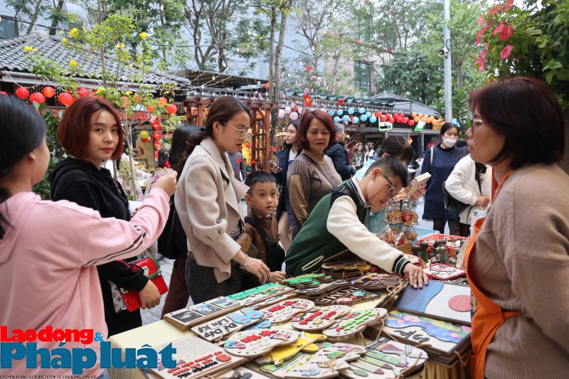 Tranh thủ thời tiết đẹp, người dân Thủ đô rộn ràng du Xuân