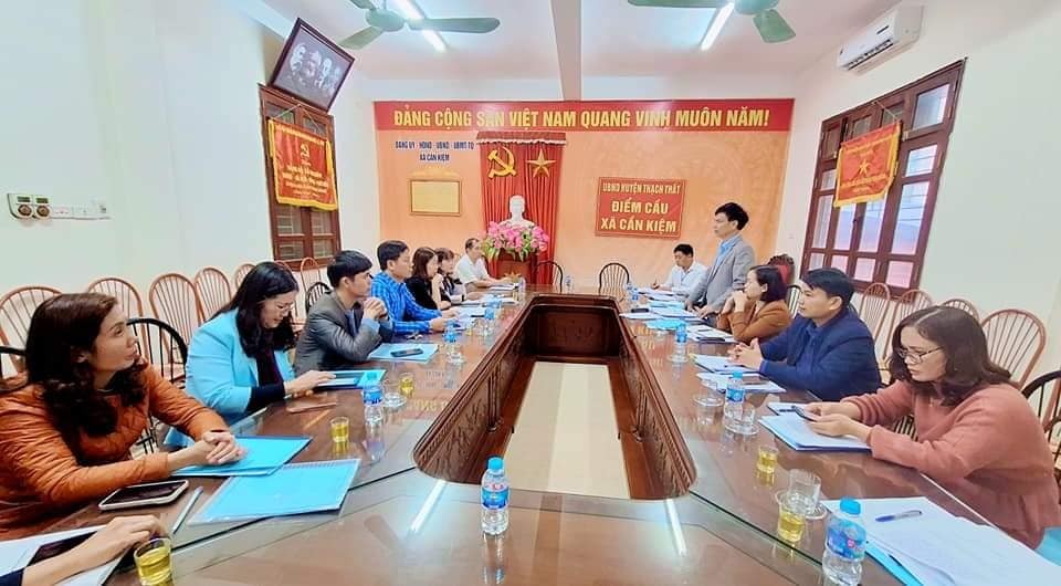 LĐLĐ huyện Thạch Thất thẩm định 142 đơn vị đạt chuẩn văn hóa năm 2023