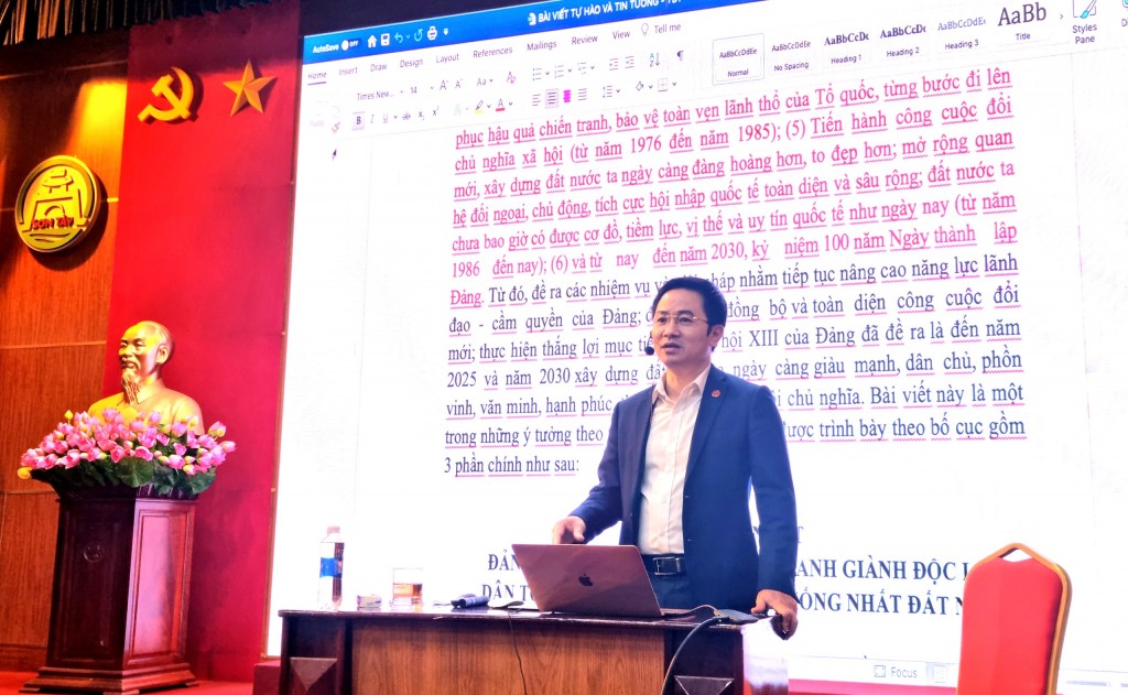 Sơn Tây: Tổ chức sinh hoạt chính trị, tư tưởng về nội dung bài viết của Tổng Bí thư Nguyễn Phú Trọng