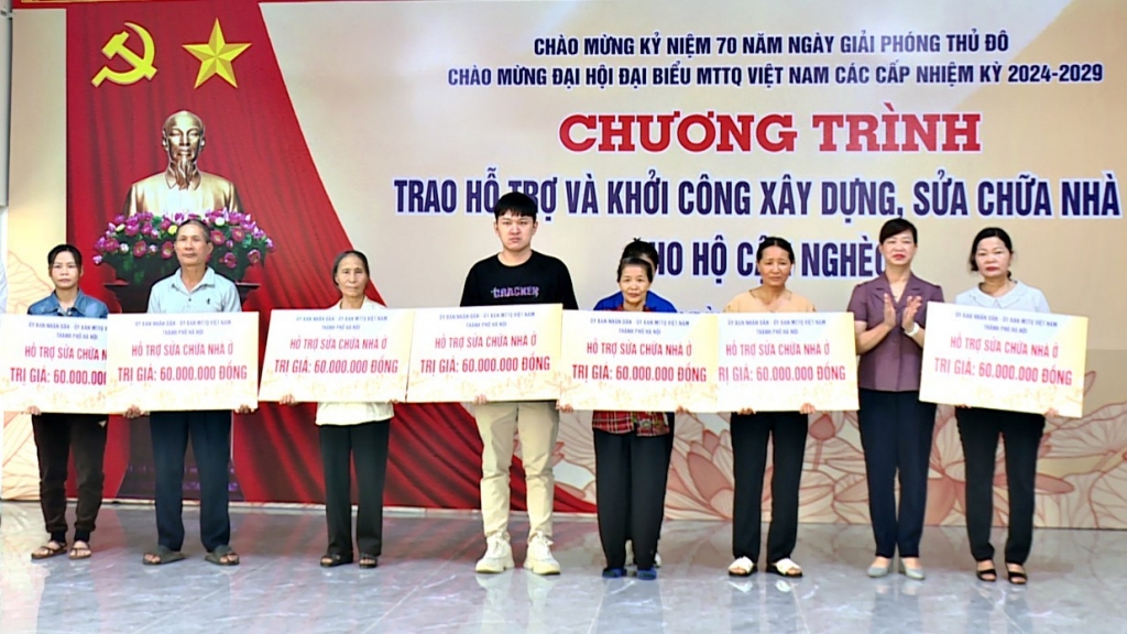 Đông Anh: Phấn đấu xây, sửa 80 nhà cho hộ cận nghèo, hộ có hoàn cảnh khó khăn trong năm 2024