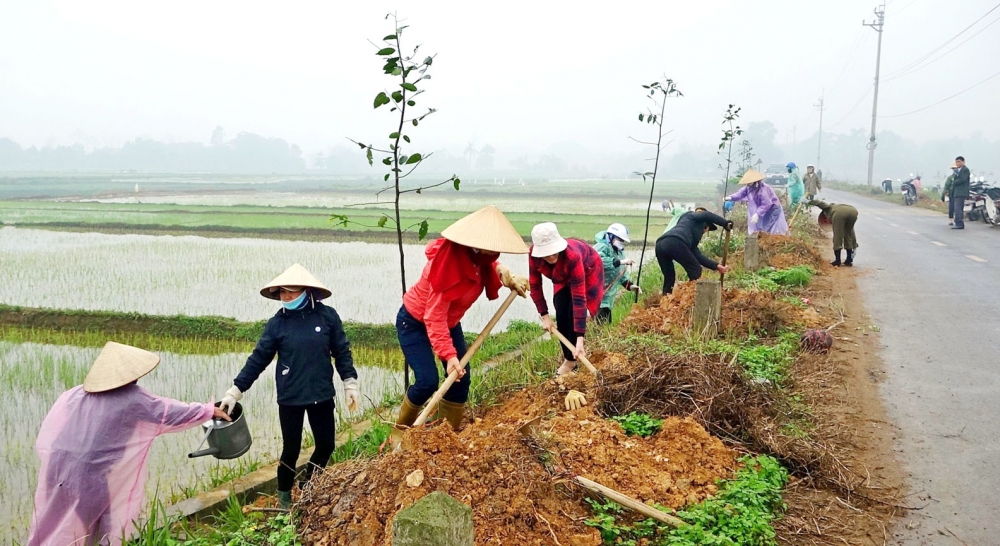 Lan tỏa phong trào xây dựng thôn, xóm sạch đẹp