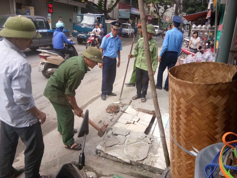 Kiểm tra, xử lý vi phạm khi thi công đào hè, hoàn trả mặt đường