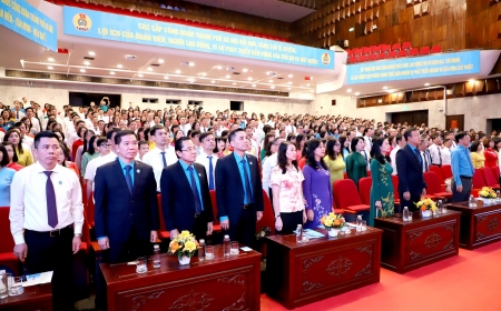 TRỰC TUYẾN: Ngày làm việc thứ nhất Đại hội Công đoàn thành phố Hà Nội lần thứ XVII